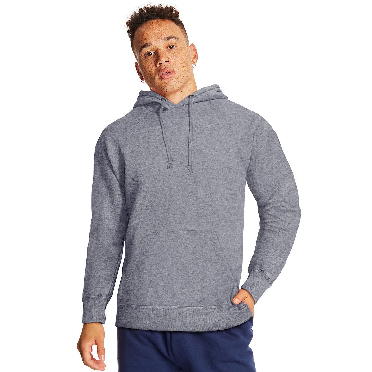 Hanes Men's French Terry Pullover Hoodie (Assorted Colors, Sizes) 5.95