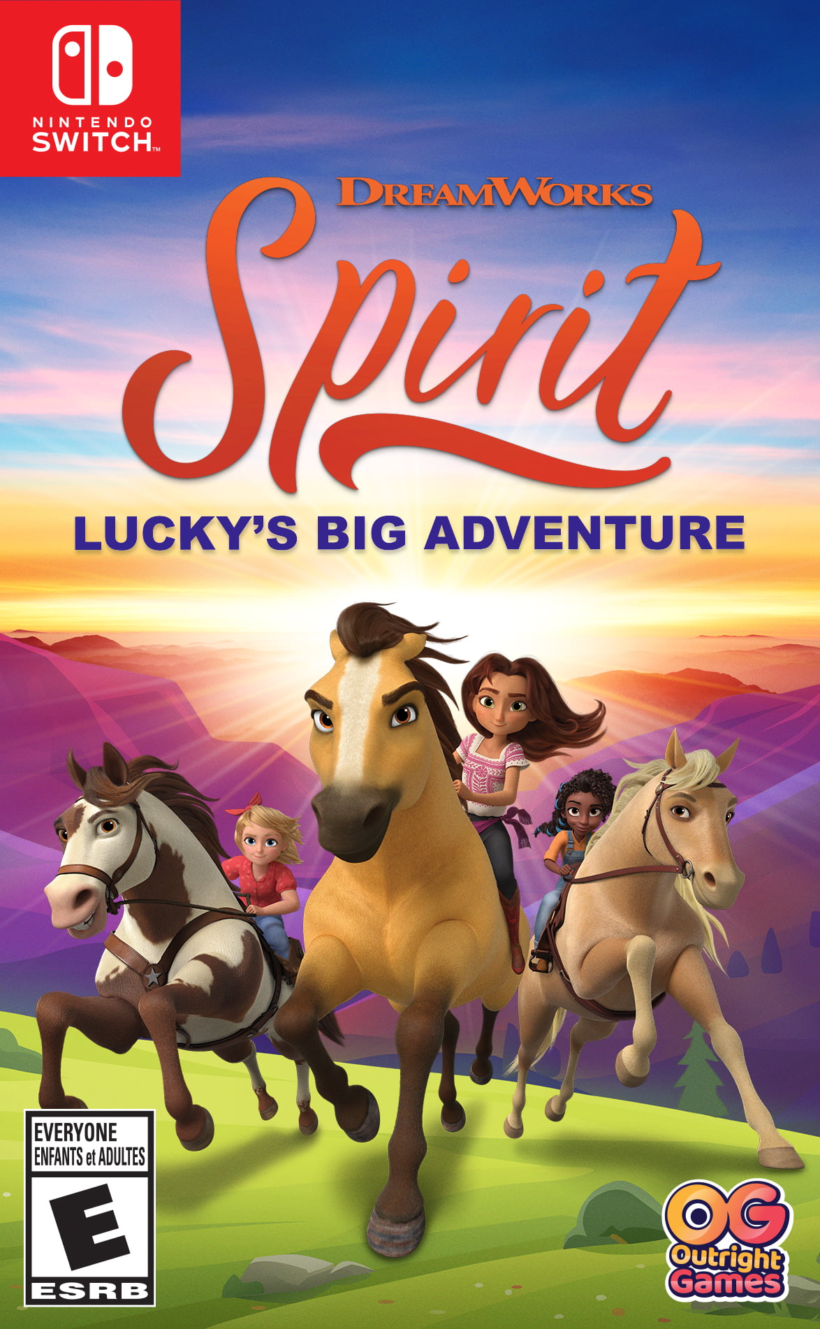 DreamWorks Spirit Lucky's Big Adventure Game for Nintendo Switch $14.88 + Free Shipping w/ Walmart+ or on $35+