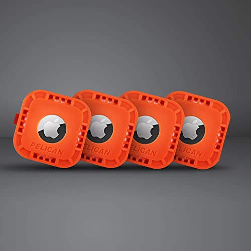 4-Pack Case-Mate Pelican Protector Series Air Tag Holders w/ 3M Adhesive Sticker (Orange) $30.55 ($7.64 each) + Free Shipping