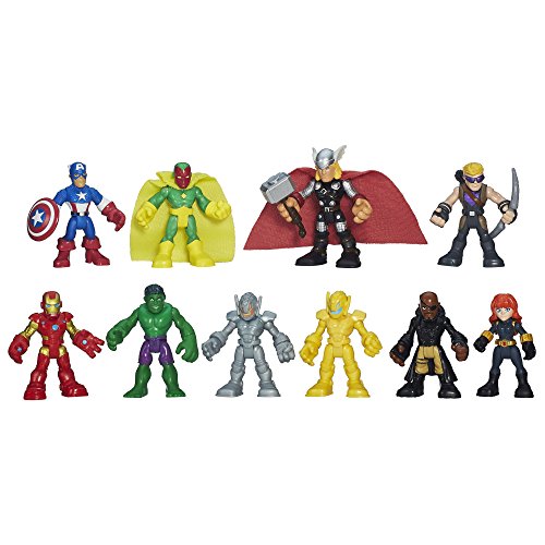 10-Piece 2.5" Playskool Heroes Marvel Super Hero Adventures Set $16 + Free Shipping w/ Prime or on $25+