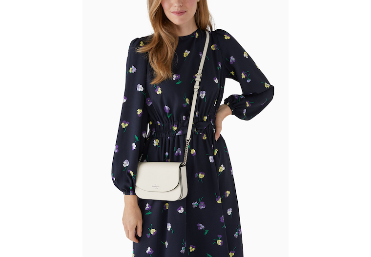 Kate Spade Kristi Flap Crossbody Bag (Black, Pink, Cream) $59 + Free  Shipping