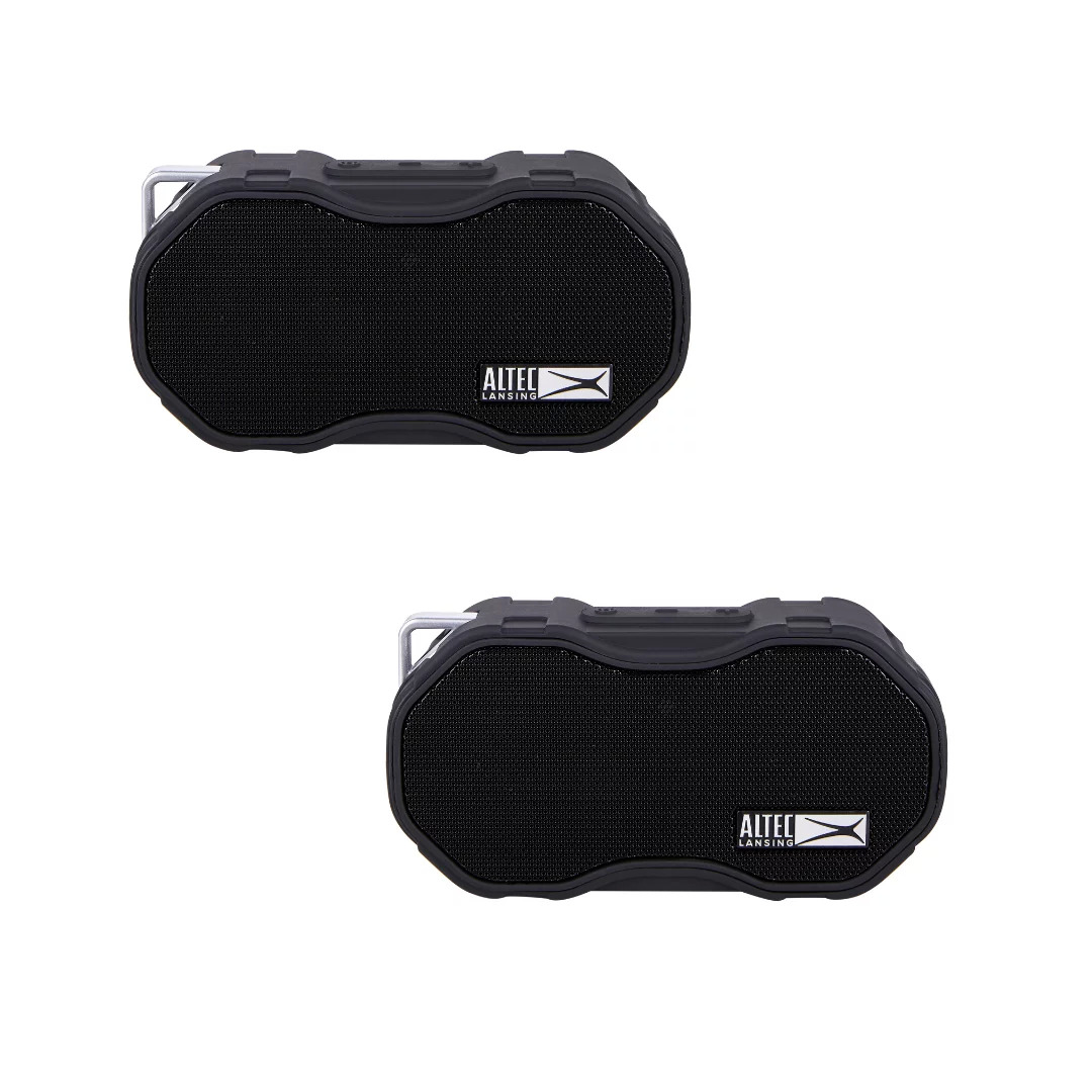2-Pack Altec Lansing Baby Boom Portable Bluetooth Waterproof Speakers (Black) $14.88 + Free S&H w/ Walmart+ or $35+
