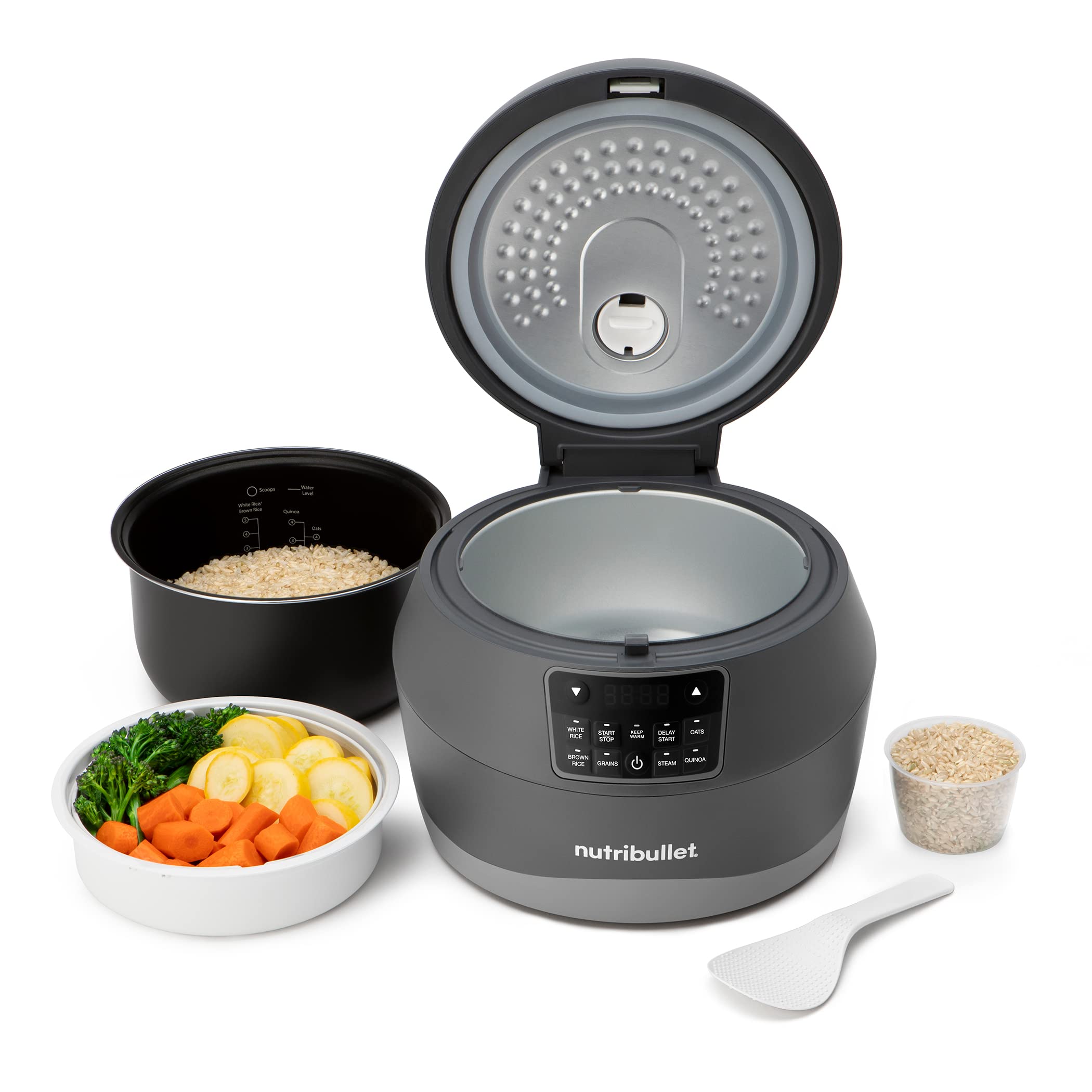 nutribullet EveryGrain Cooker w/ Steaming Basket (10-Cup) $64 + Free Shipping