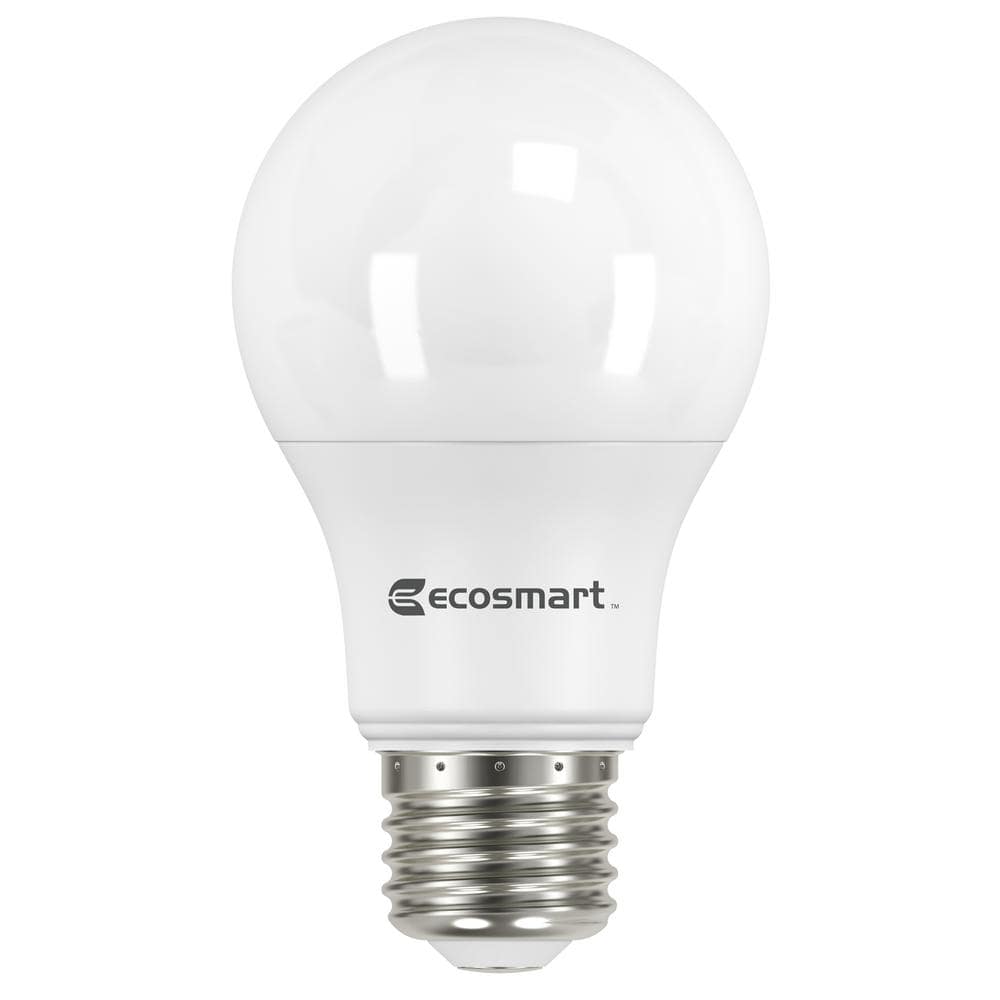 EcoSmart Light Bulbs: 8-Pack 60-Watt Dimmable LED Light Bulbs $13.78, 6-Pack 60-Watt Dimmable Clear Glass Filament LED Light Bulbs $6.59, More + Free Shipping