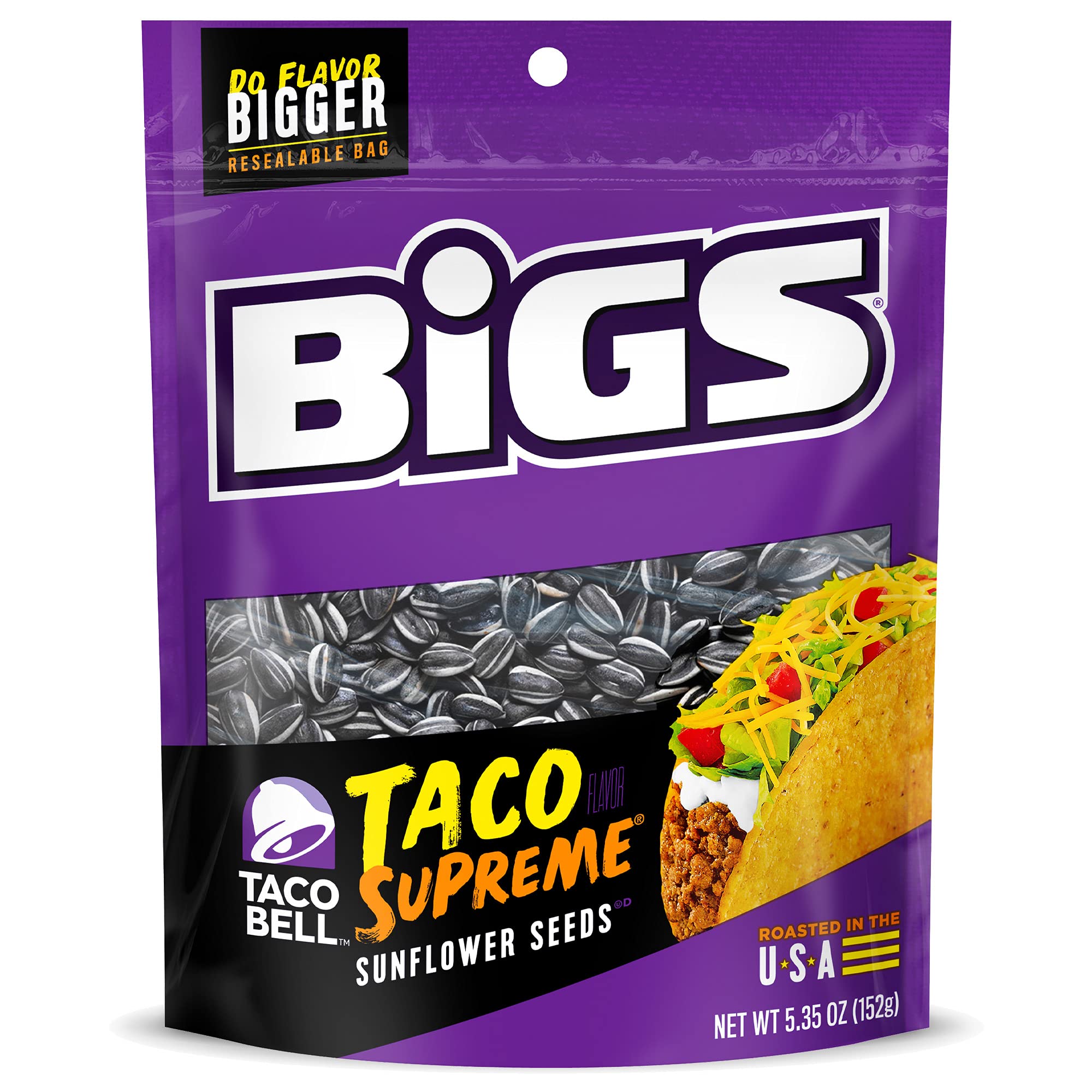 5.35-Oz BIGS Taco Bell Taco Supreme Sunflower Seeds $1.58 + Free Shipping w/ Prime or on $25+