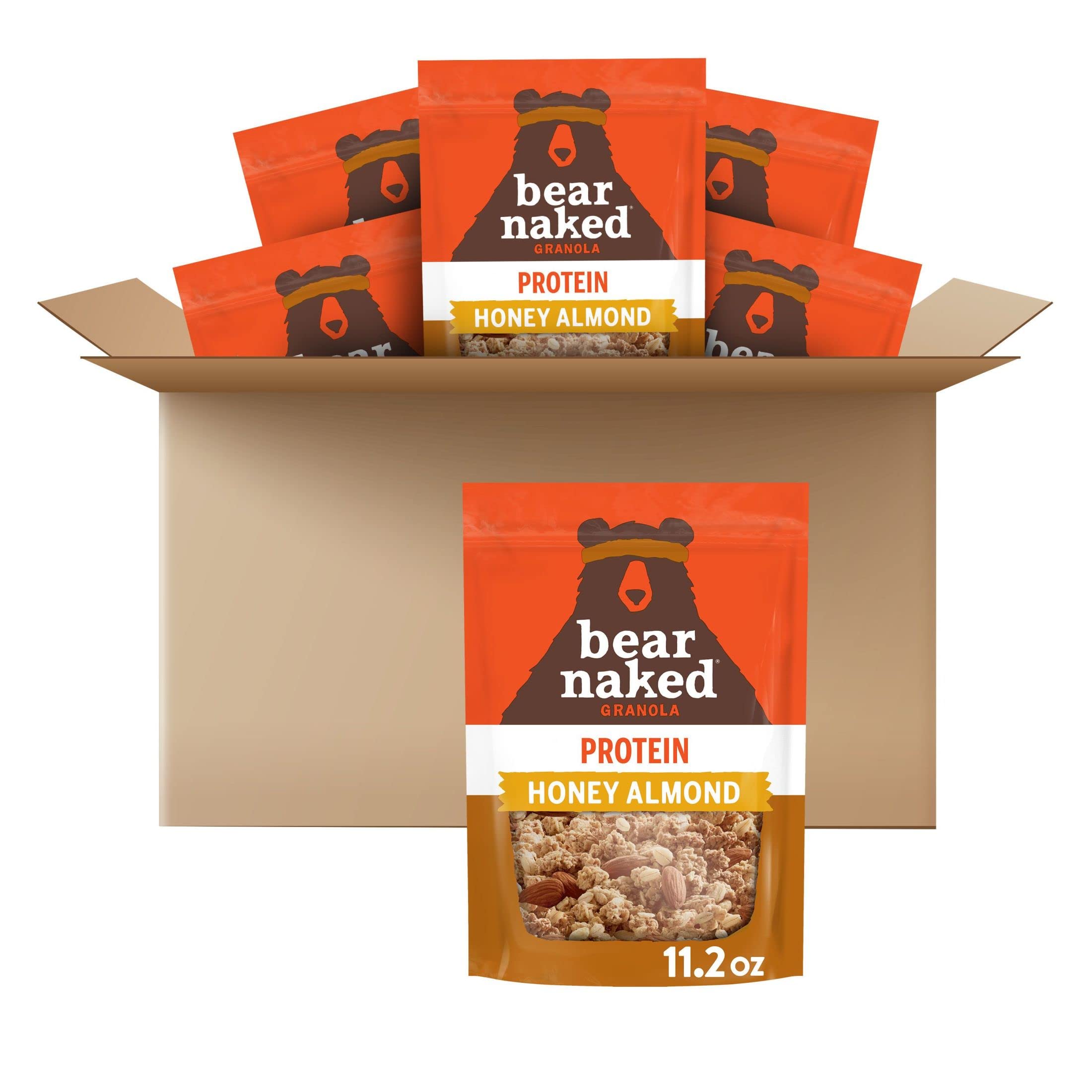 6-Bags 11.2-Oz Bear Naked Protein Granola Cereal (Honey Almond) $20.20 w/ S&S + Free Shipping w/ Prime or on $25+