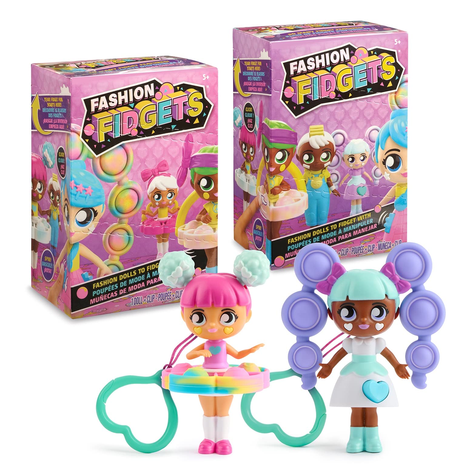 2-Pack WowWee Fashion Fidgets Sensory Push Pop Fidget Toys (Dolls) $8 + Free Shipping w/ Prime or on $25+