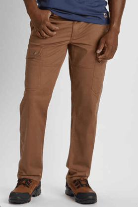 Duluth Trading Co. Men's 40 Grit Flex Twill Standard Fit Cargo Pants (Brown, Taupe, Blue, Various Sizes) $16.09 + Free Shipping