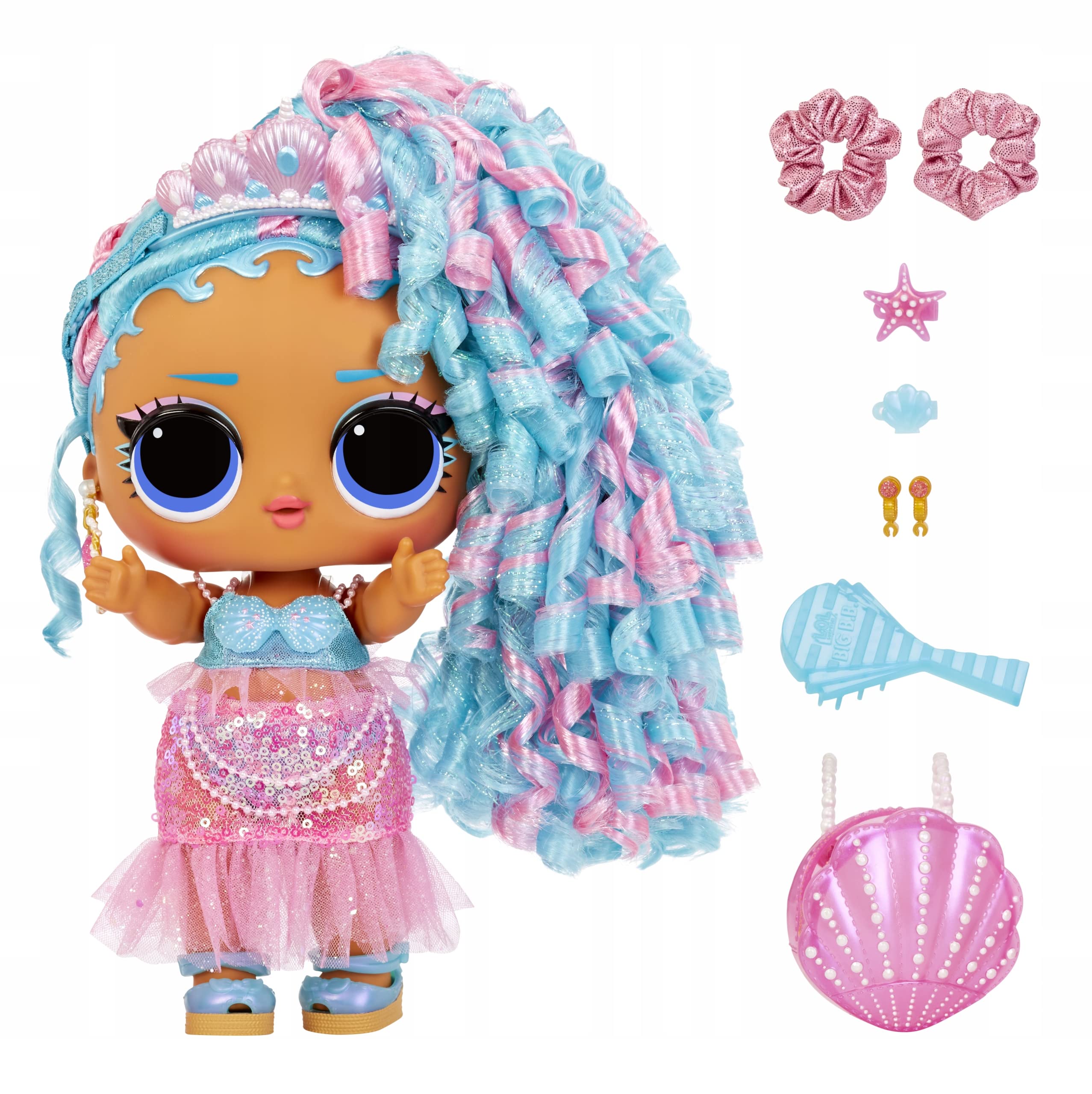 11" LOL Surprise Big Baby Hair Hair Hair Splash Queen Doll w/ 14 Surprises & Shareable Accessories $20 + Free Shipping w/ Prime or on $25+
