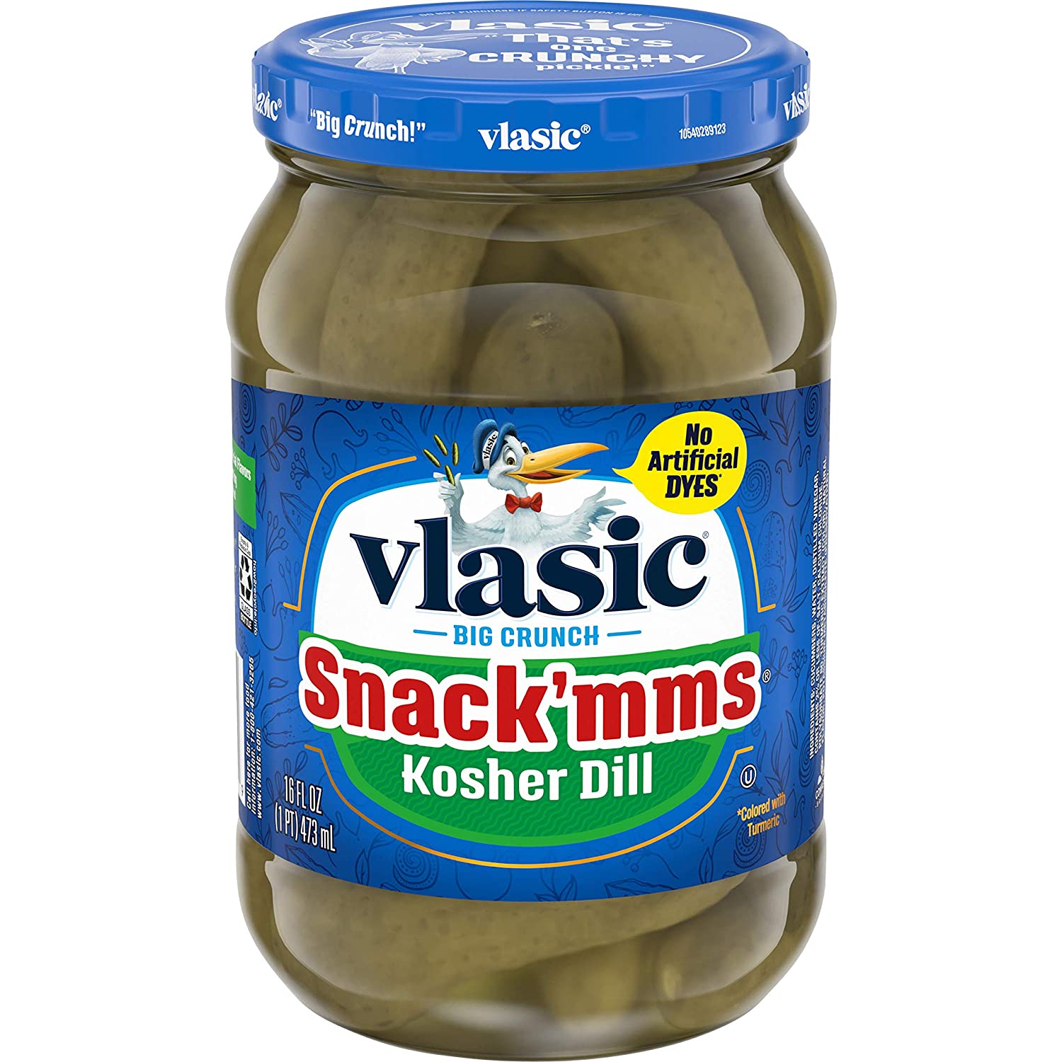 6-Pack 16-Oz Vlasic Big Crunch Snack'mms Kosher Dill Mini Pickles $10.87 ($1.81 Each) w/ S&S + Free Shipping w/ Prime or on $25+