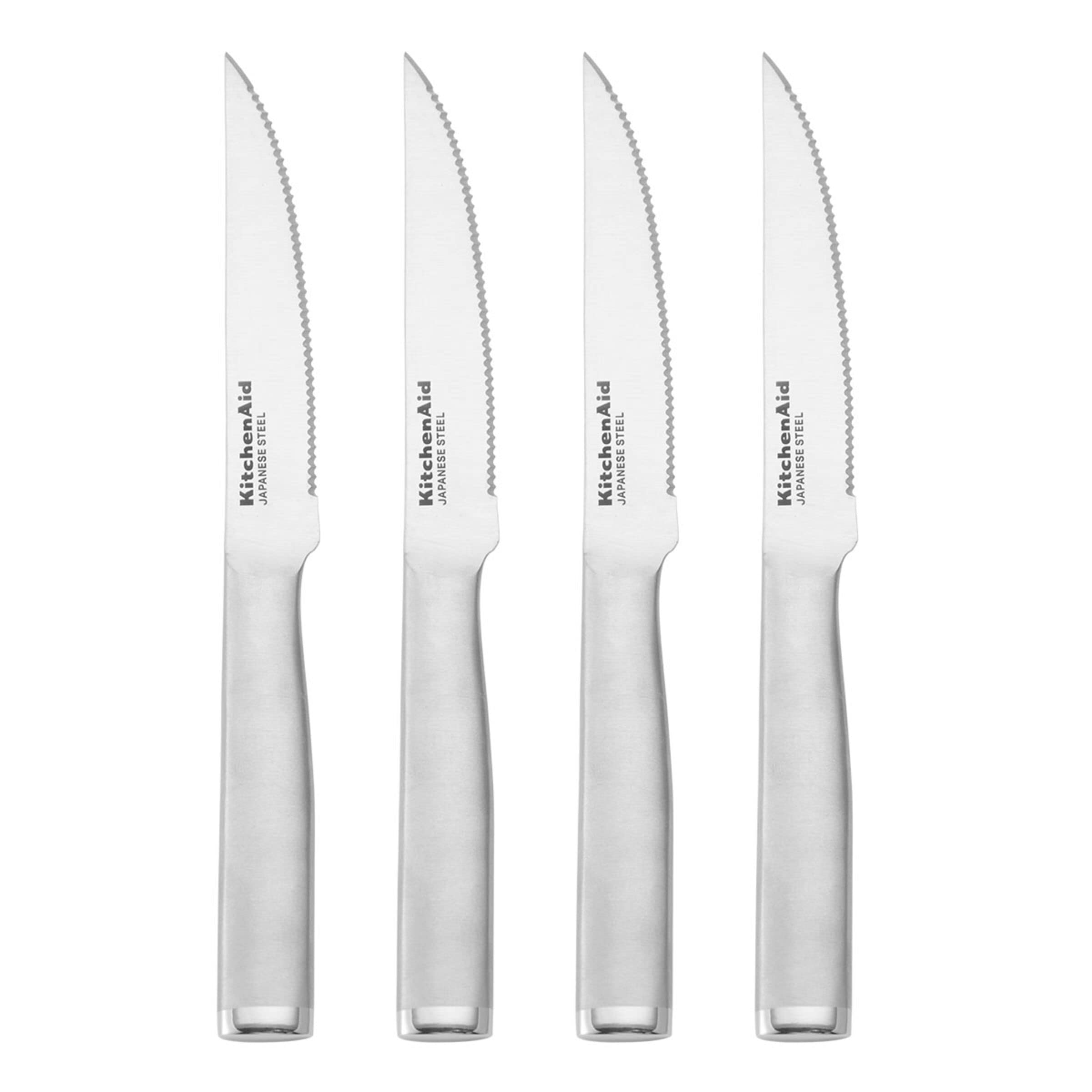 4-Count KitchenAid Gourmet Japanese Stainless Steel Steak Knife Set $19.60 + Free Shipping w/ Prime or on $25+