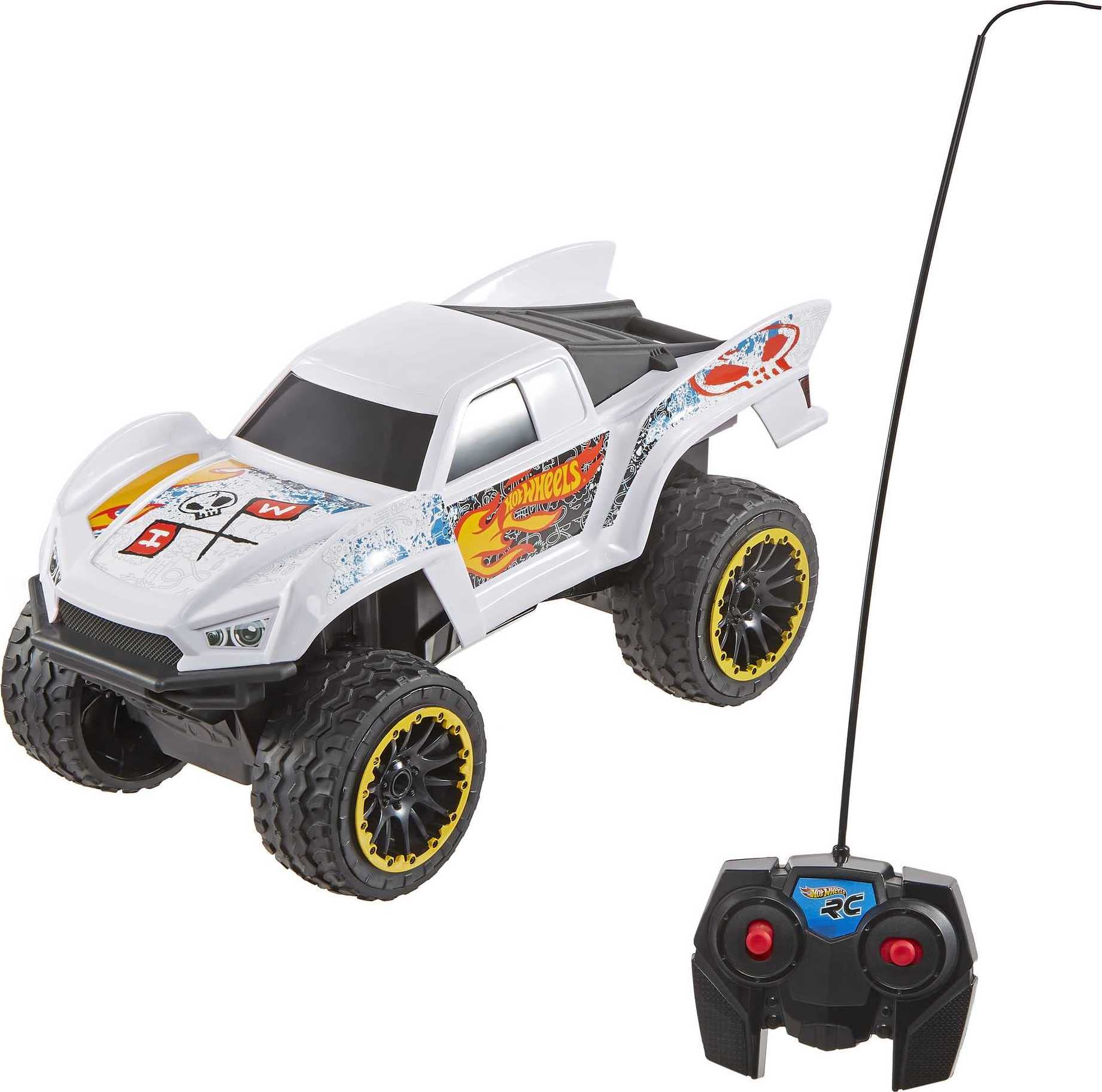 Hot Wheels 2.4 GHz Remote Control White Truck w/ 65' Range $8.47 + Free Shipping w/ Prime or on $25+