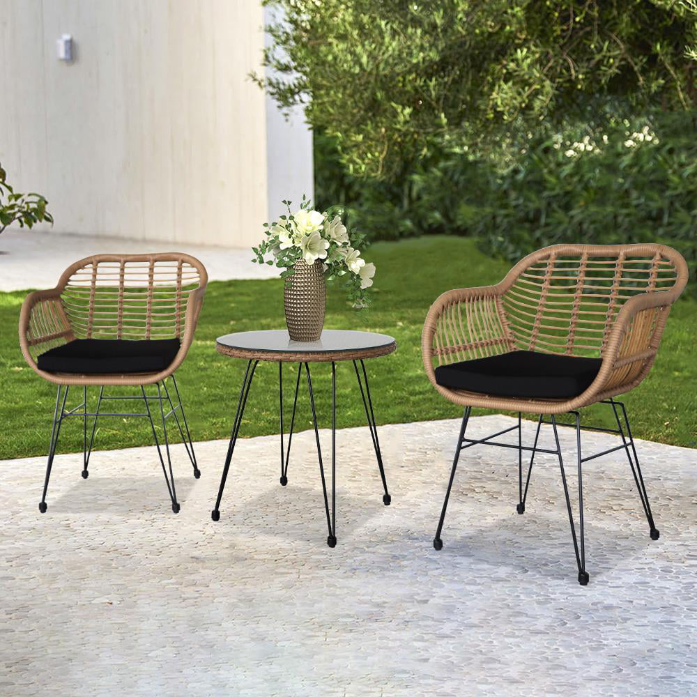 Outdoor Wicker Conversation Sets