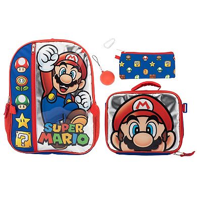 5-Piece Character Backpack & Lunchbox Sets: Super Mario Bros. $21.24, Minecraft $21.24, Bluey $21.24, Squishmallow $21.24, More + Free Store Pick Up at Kohl's or F/S on $49+