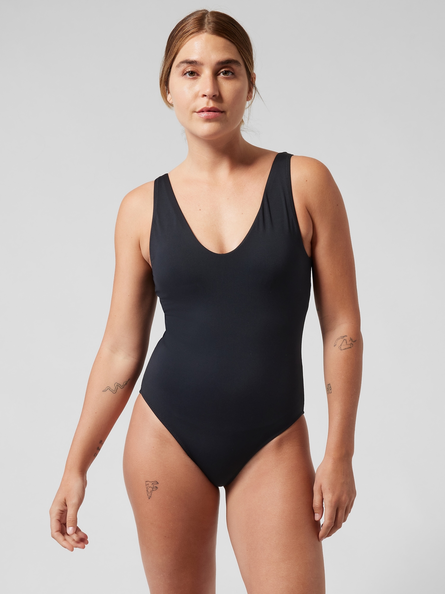 Athleta Women's Seychelles One Piece Swimsuit (Black) $29.97 + Free Shipping on $50+