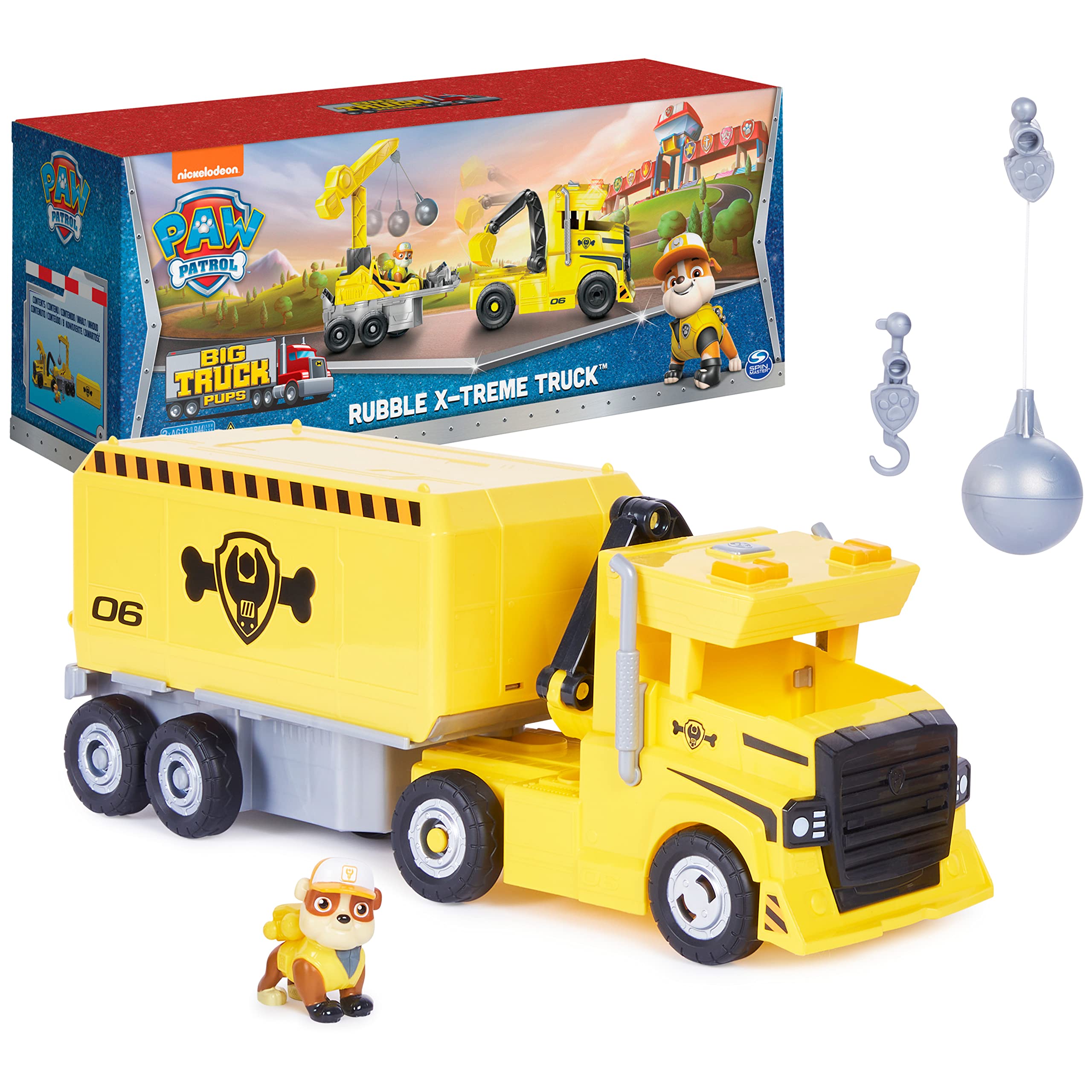 Paw patrol big truck pups 2 in 1 rubble transforming x treme truck 23