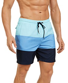Club Room Men's 5 Swim Trunks (Various Colors & Styles) $9.93 + Free Store  Pick Up at Macy's or Free Shipping on $25+