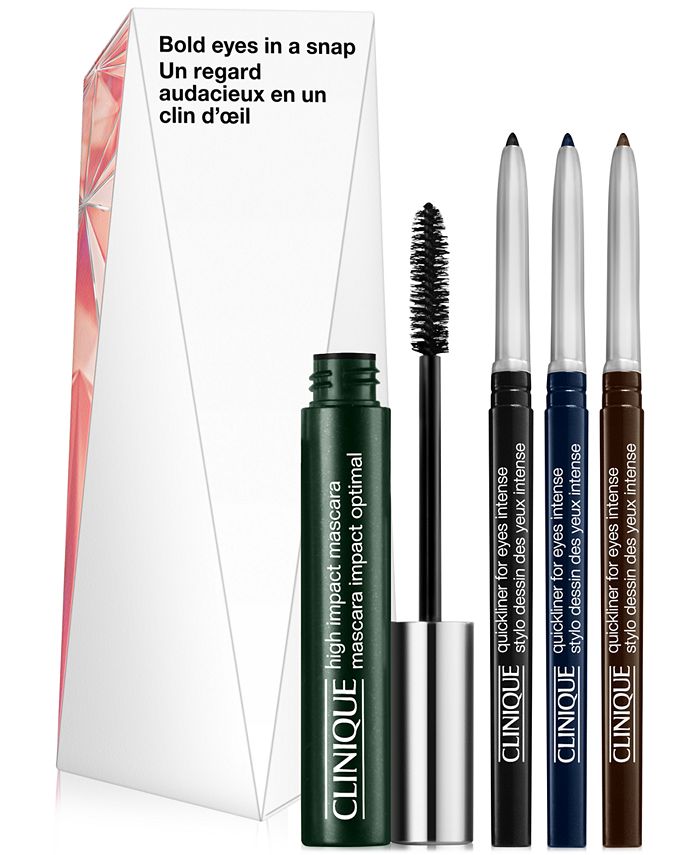 Clinique Makeup Sets: 4-Piece Eyeliner & Mascara Set $23.80, 5-Piece Nude Mood Makeup Set $25.50, More + Free Shipping on $25+ or Free Store Pick Up at Macy's