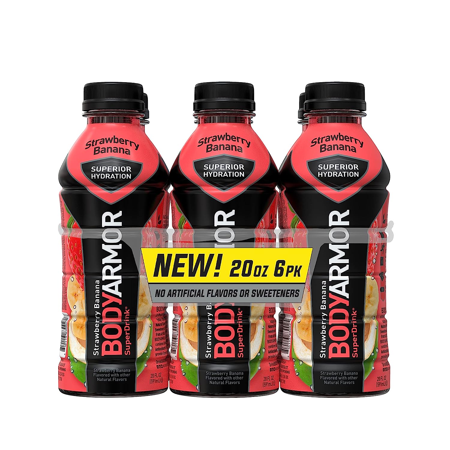 6-Pack 20-Oz BodyArmor Sports Drink (Various) $5.69 ($0.95 each) w/ S&S + Free Shipping w/ Prime or on $35+