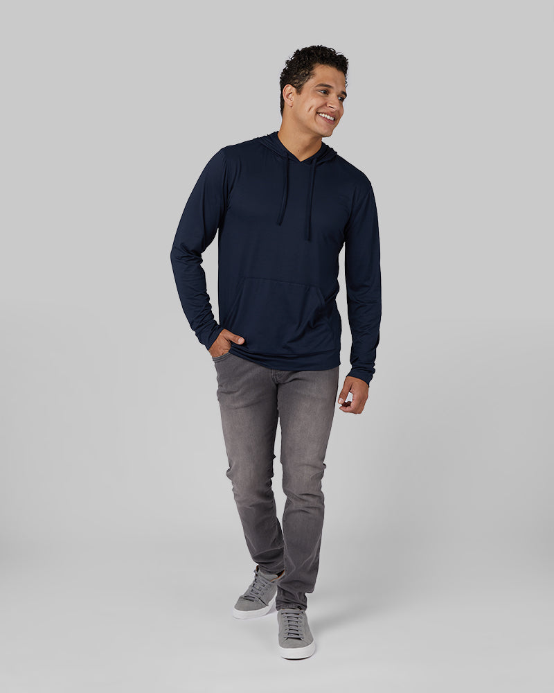 32 Degrees Comfort Sale: Men's Cool Long Sleeve Hooded T-Shirt $12, Women's Texture Tech Crew $9, More + Free Shipping on $23.75+