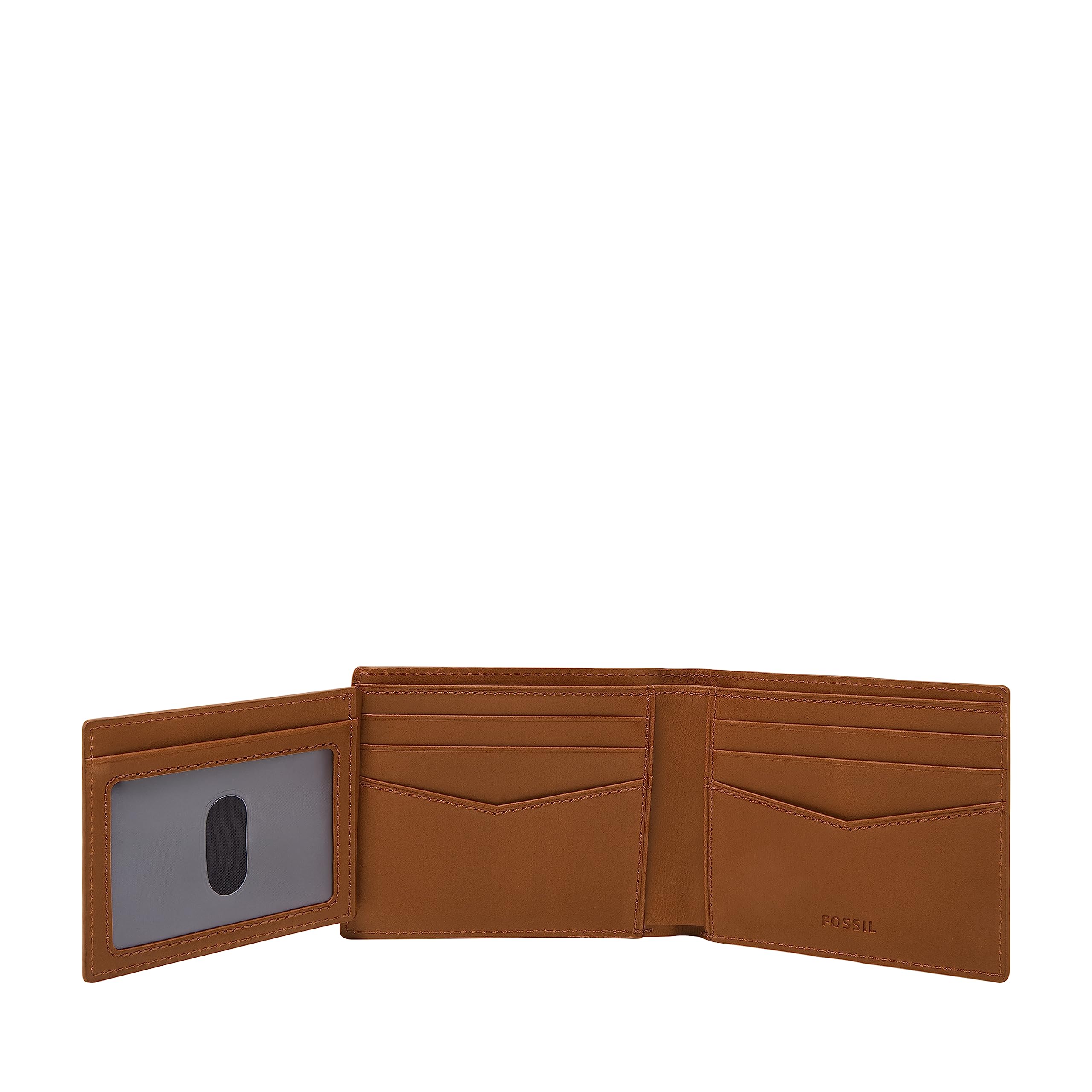 Fossil Men's Leather Bifold Wallet w/ Flip ID Window $19 + Free Shipping w/ Prime or on $35+