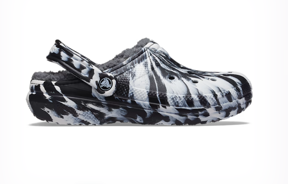 Crocs Black Friday Men's or Women's Classic Lined Marble Clogs 26