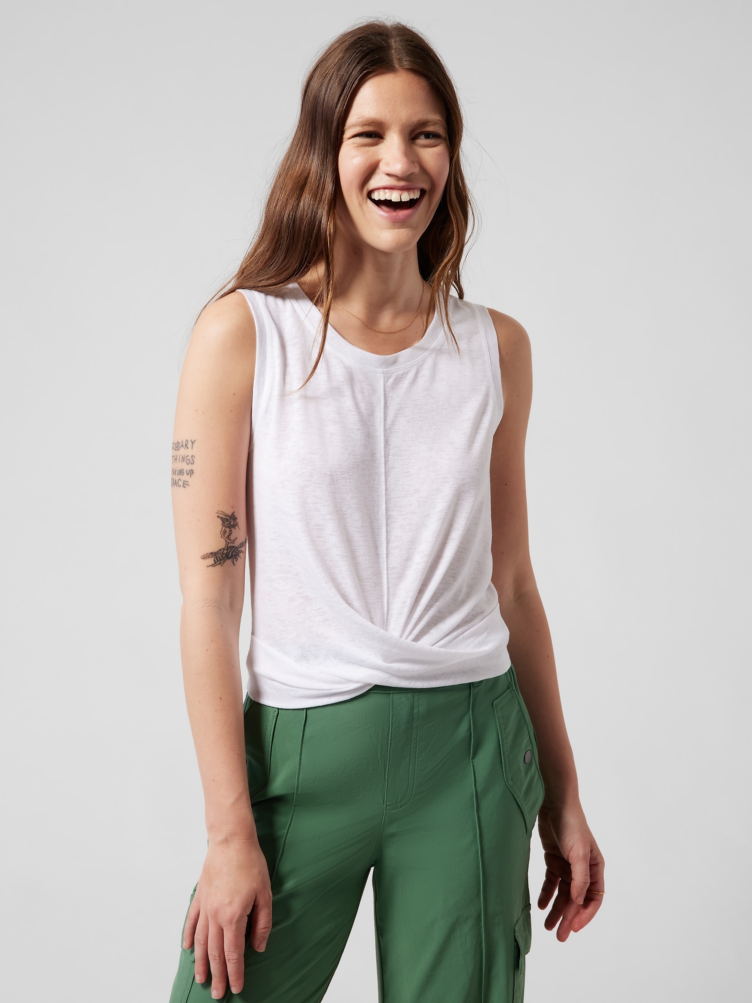 Athleta Black Friday Extra 30 Off Breezy Twist Tank 9.78, Stride
