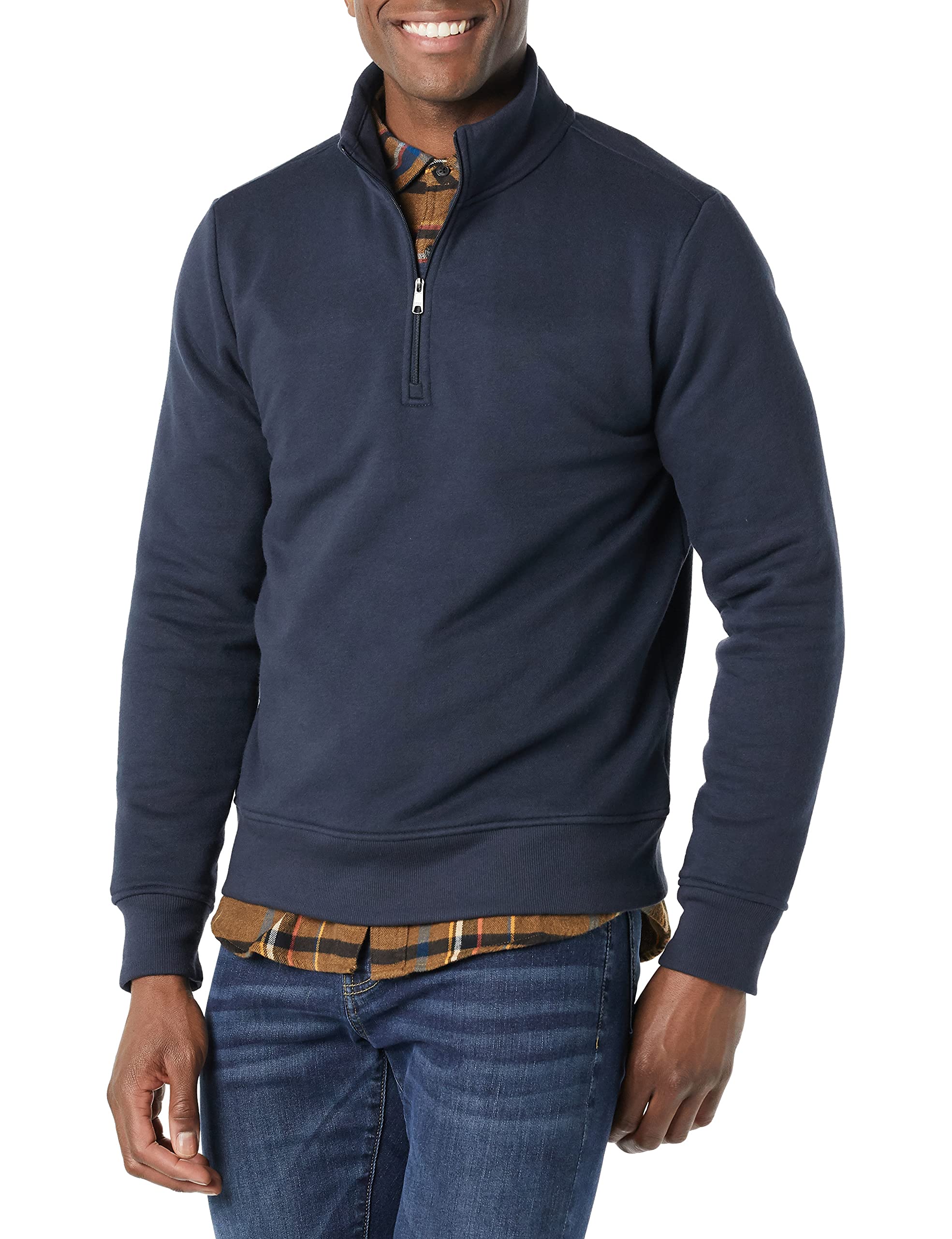 Amazon Essentials Men's Long-Sleeve Quarter-zip Fleece Sweatshirt (Various Colors & Sizes) $17.40 + Free Shipping w/ Prime or on $35+