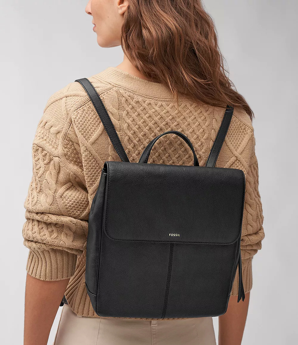 Fossil Women's Claire Mini Leather Backpack Bag (Brown or Black) $59 + Free Shipping