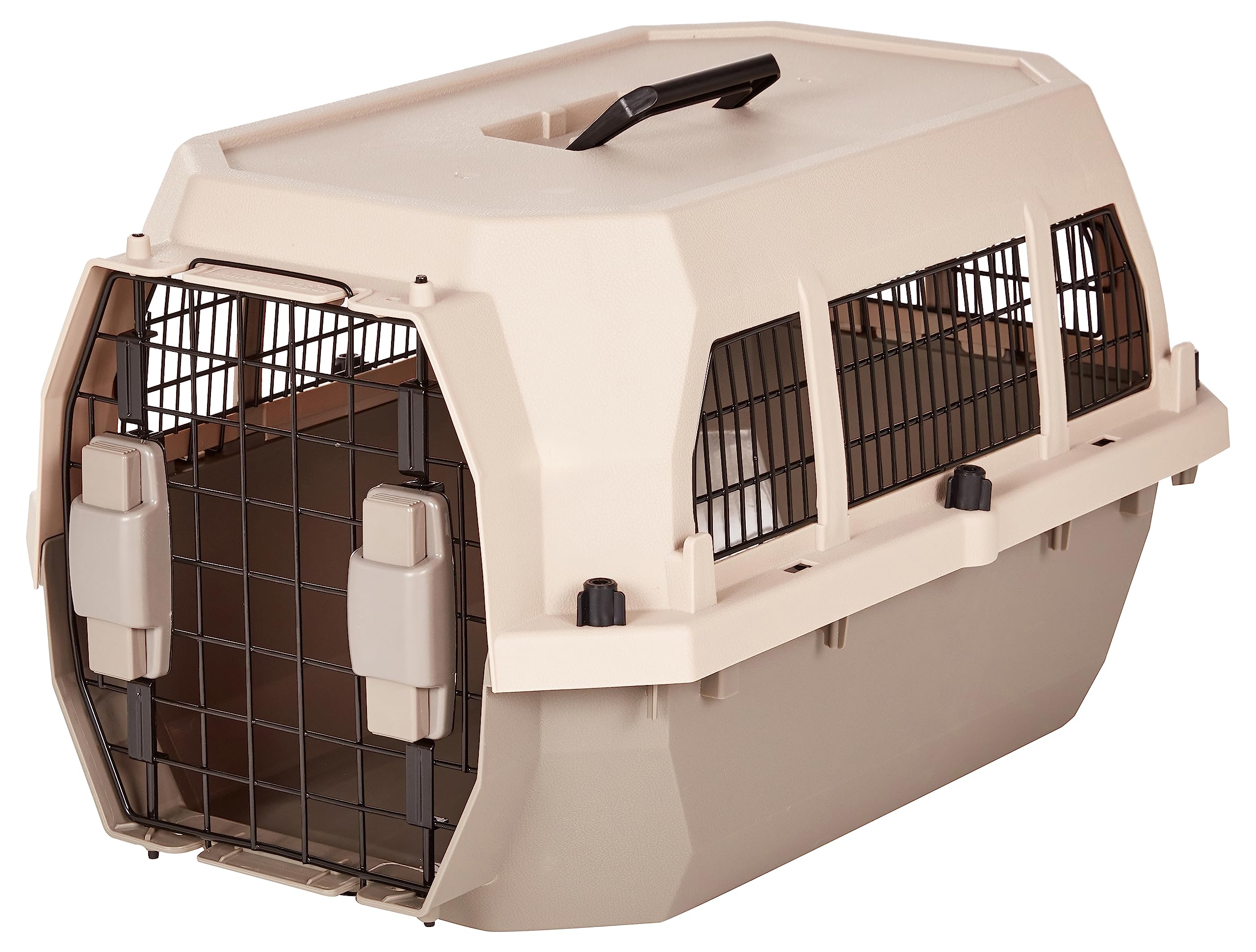 23" Amazon Basics Pet Carrier Kennel w/ Metal Wire Ventilation $24.32 + Free Shipping w/ Prime or on $35+