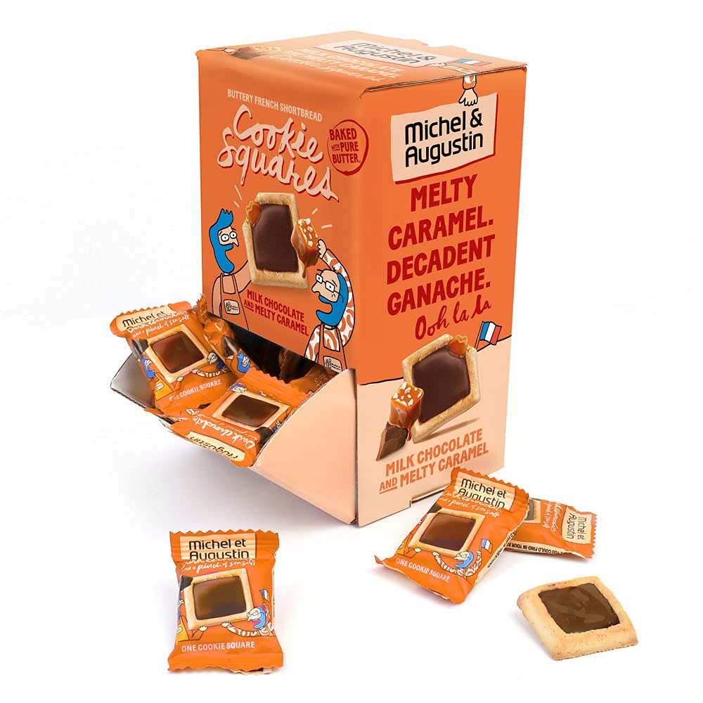 40-Count Michel et Augustin Gourmet Individually Wrapped Cookie Squares (Buttery Shortbread w/ Chocolate & Caramel) $9.24 + Free Shipping w/ Prime or on $35+