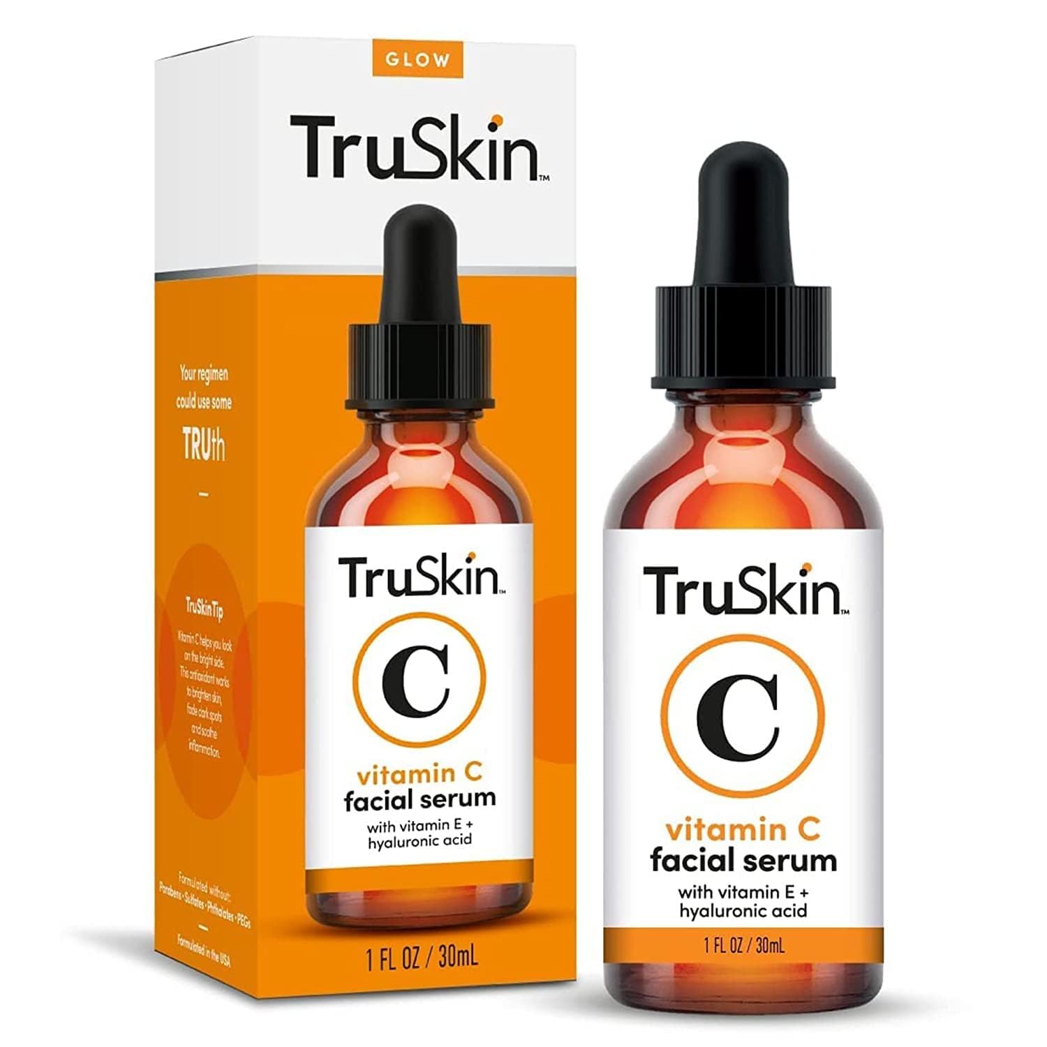1-Oz TruSkin Vitamin C Face Serum w/ Hyaluronic Acid & Vitamin E $14.28 + Free Shipping w/ Prime or on $35+