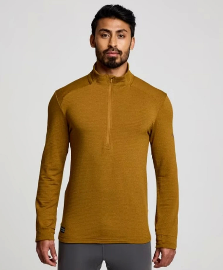 Saucony men s triumph 3d half zip shirt 2 colors 