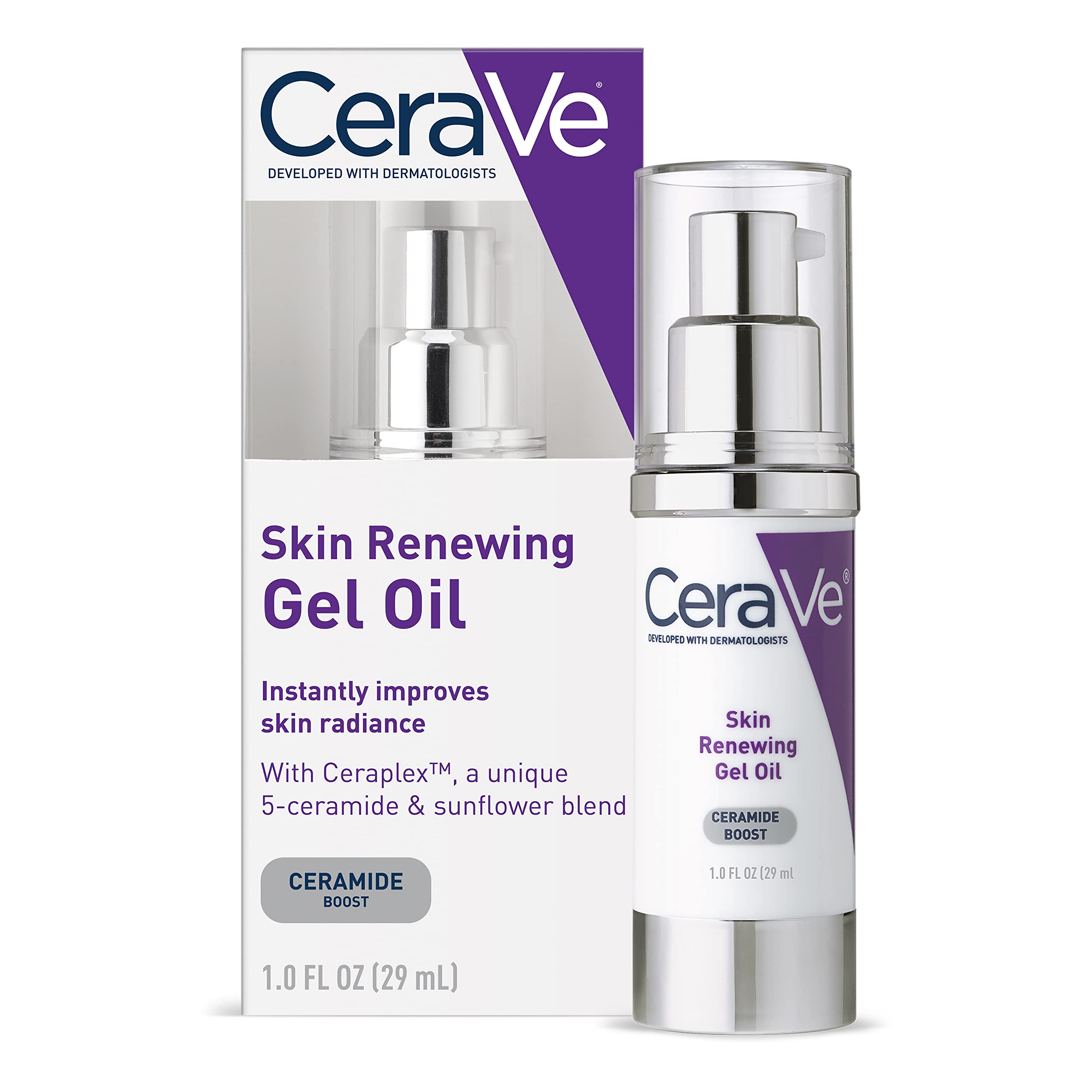 1-Oz CeraVe Skin Renewing Gel Oil $14.10 w/ S&S + Free Shipping w/ Prime or on $35+