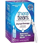 30-Pack Single Use TheraTears Dry Eye Therapy Lubricating Eye Drops $8.60 + Free Shipping w/ Prime or on $25+