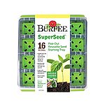 Burpee SuperSeed Pop-Out Reusable Seed Starting Tray (16 XL Cell) $11.45