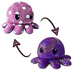 Tee Turtle The Original Reversible Octopus Plushie (Polka Dot/Scale) $6 + Free Shipping w/ Prime or on $25+