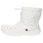 Crocs Men's or Women's Classic Lined Neo Puff Boots (White, Women's Size 6-12) $30 + Free Shipping