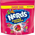 18.5-Oz Nerds Gummy Clusters Candy Family Size Bag (Rainbow) $5.30 w/ Subscribe &amp; Save