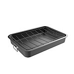 Classic Cuisine Heavy Duty Nonstick Roasting Pan w/ Angled Rack $12 + Free Shipping