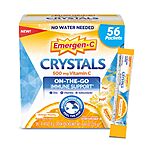 56-Count Emergen-C Crystals On-The-Go Immune Support Supplement Powder Packs (Orange Vitality) $12.42 w/ S&amp;S + Free Shipping w/ Prime or on $35+