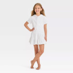 Cat &amp; Jack Girls' Terry Swimsuit Cover Up Dress (White or Pink) $11.90 + Free Store Pickup at Target or FS on $35+
