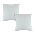 2-Pack Mainstays 18&quot; x 18&quot; Corduroy Pillow Covers (White or Dark Blue) from $2.41 + Free S&amp;H w/ Walmart+ or $35+