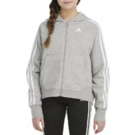 adidas Girls' &amp; Boys' Apparel: 3-Stripe Hooded Fleece Jacket $11.89, Fluidity Hoodie $12.72 &amp; More + Free Shipping on $49+