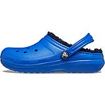 Crocs Kids' Classic Lined Clogs (Blue Bolt) $19.48 + Free Shipping