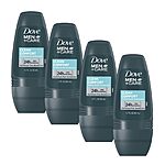 Prime Members: 4-Count 1.7-Oz Dove Men+Care Clean Comfort Roll-on Deodorant $2.75 + Free Shipping