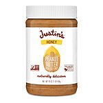 16-Oz Justin's Honey Peanut Butter $3.74 w/ S&amp;S + Free Shipping w/ Prime or on $35+