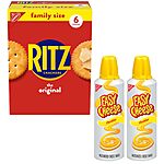 Nabisco 2-Cans Easy Cheese + Ritz Crackers Family Size $9.54 w/ S&amp;S + Free Shipping w/ Prime or on $35+