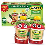20-Pack Mott's Applesauce Packs (No Sugar Apple &amp; Cinnamon) $8.61 &amp; More + Free Shipping w/ Prime or on $35+
