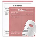 [Prime] 4-Pack Biodance Bio Collagen Real Deep Mask + (FREE) Vita Niacinamide Gel Toner Pads $11.97 w/ S&amp;S + Free Shipping